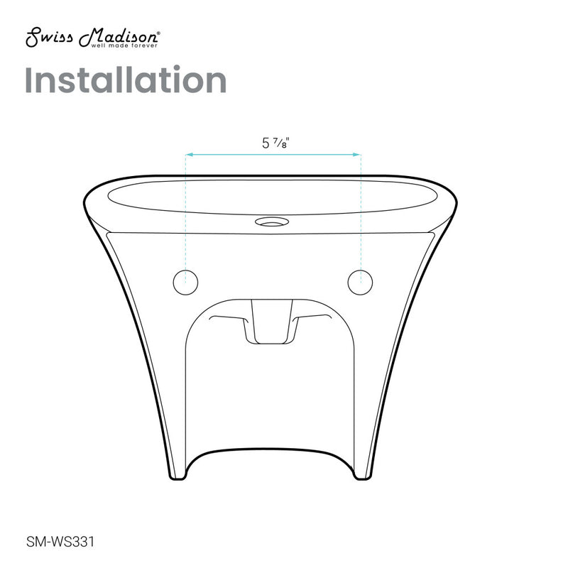 Ivy 19" Wall-Mount Bathroom Sink