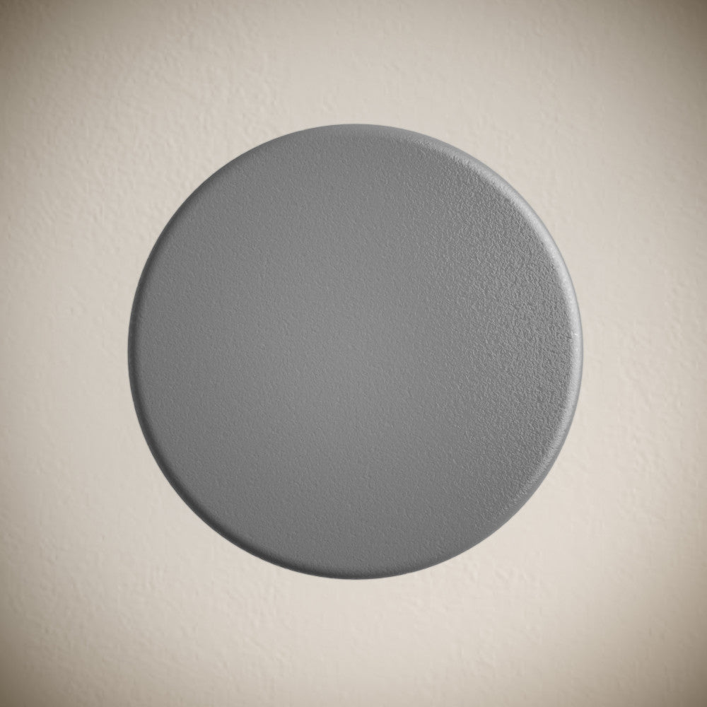 Lisse Concrete Bathroom Sink Non-Overflow Pop Up Drain in Matte Dark Gray