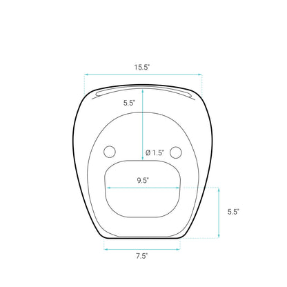 Plaisir Wall-Hung Bidet