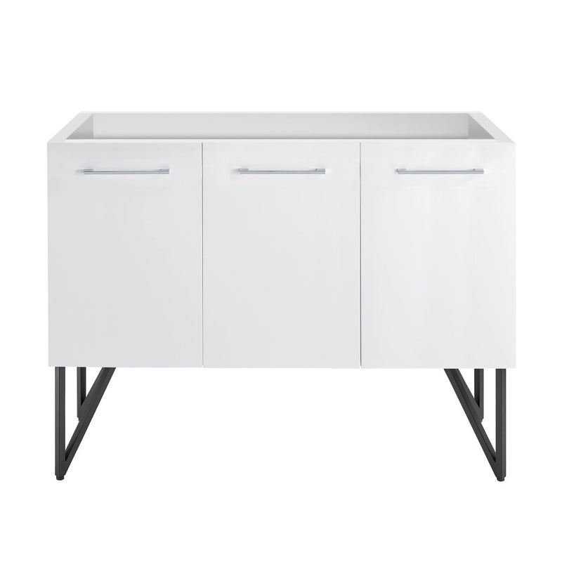 Annecy 48 Glossy White Bathroom Vanity Cabinet Only (SM-BV214)