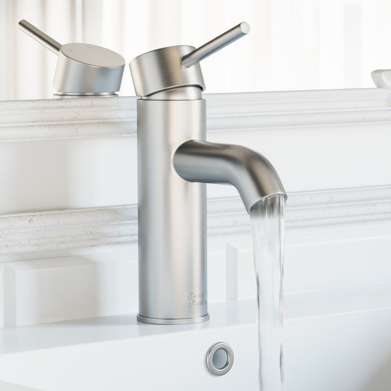 Ivy Single Hole, Single-Handle, Bathroom Faucet in Brushed Nickel