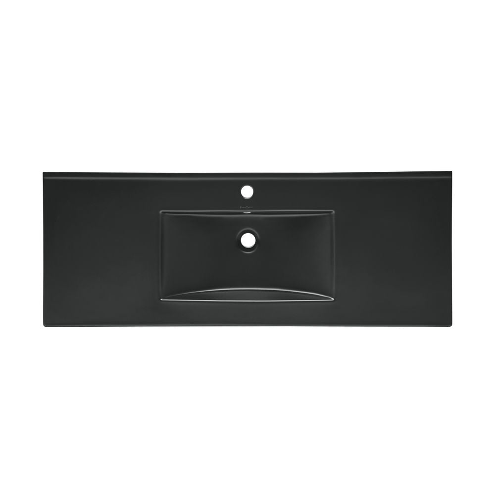 48" Vanity Sink Top in Matte Black