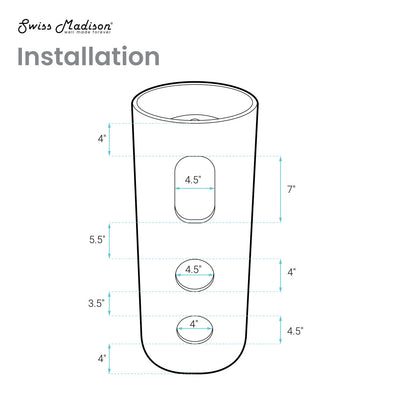 Monaco Circular Basin Pedestal sink