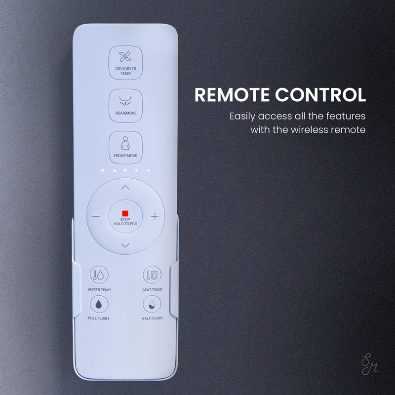 Viro V10 Smart Toilet 12” Rough-in ADA Height in Glossy White with Integrated Tank, Soft-close, Foot Sensor