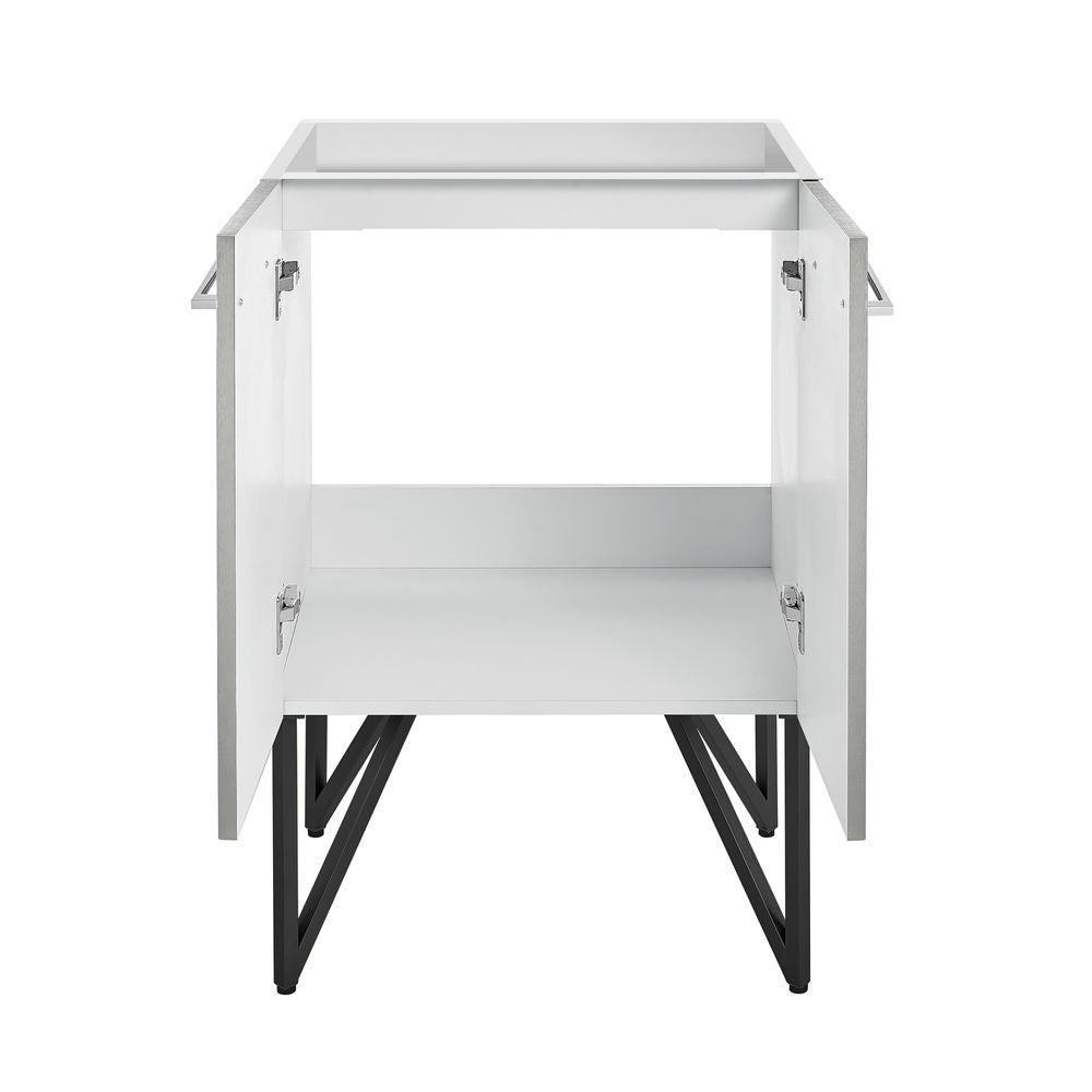 Annecy 24 Brushed Gray Bathroom Vanity Cabinet Only (SM-BV232)