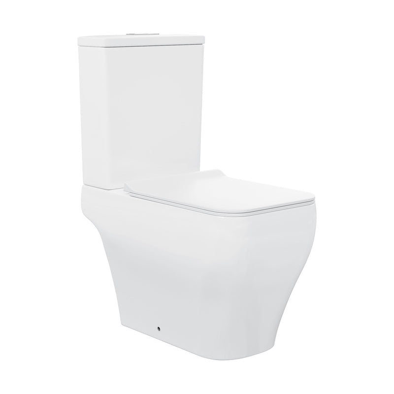 Nadar Two-Piece Square Toilet Dual-Flush 1.1/1.6 gpf