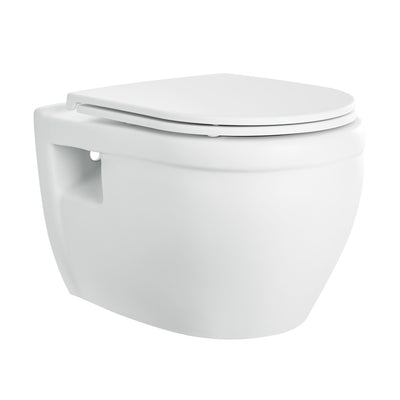 Ivy Wall-Hung Elongated Toilet Bowl Only in Matte White