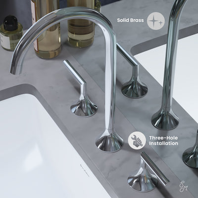 Daxton 8 in. Widespread Bathroom Faucet in Chrome