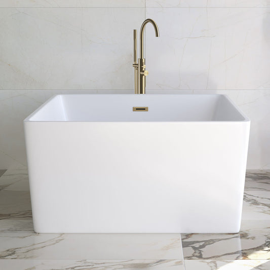 Voltaire 47" Square Freestanding Bathtub