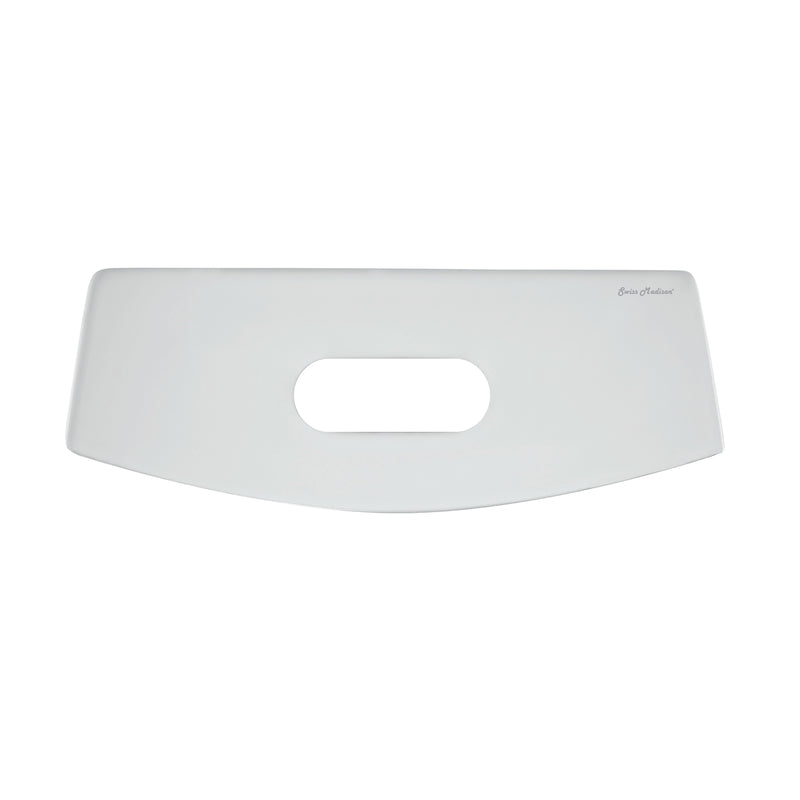 St. Tropez Dual Flush Toilet Tank Lid Matte White