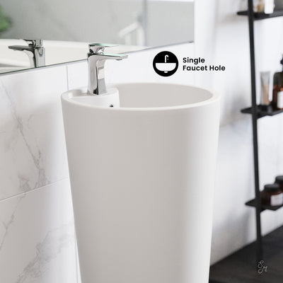 Monaco Circular Basin Pedestal sink