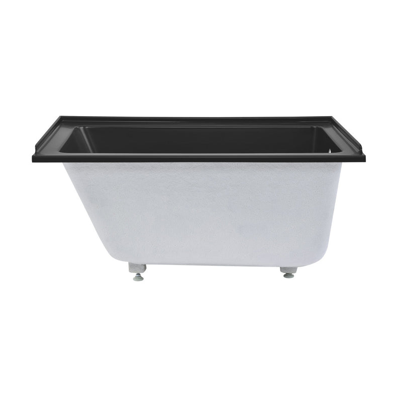 Voltaire 48" x 32" Right-Hand Drain Alcove Bathtub in Matte Black