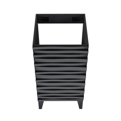 Cascade 18" Bathroom Vanity in Black - Cabinet