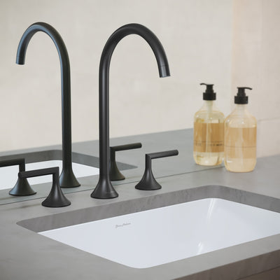 Daxton 8 in. Widespread Bathroom Faucet in Matte Black