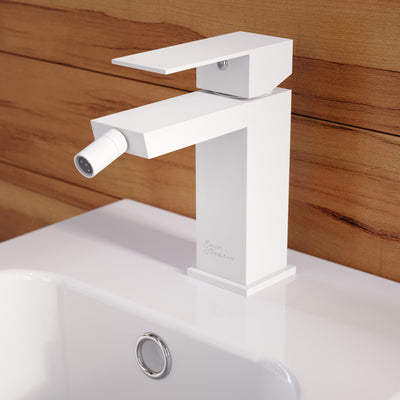 Concorde Bidet Faucet in Matte White