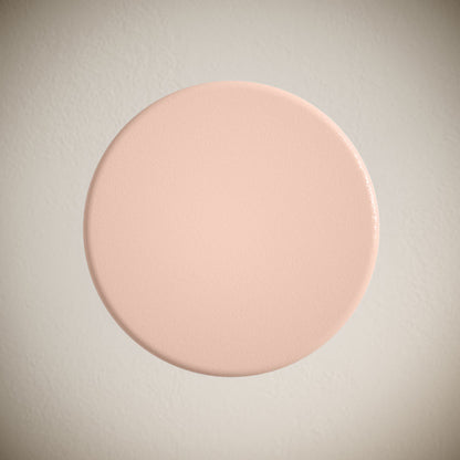 Lisse Concrete Bathroom Sink Non-Overflow Pop Up Drain in Matte Blush