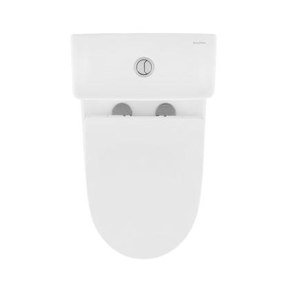 Arles One-Piece Elongated Toilet Vortex Dual-Flush 1.1/1.6 GPF