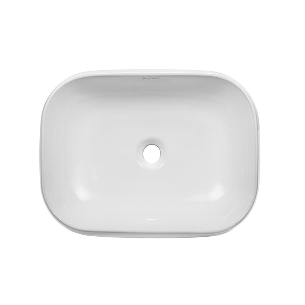 Chateau 22 Square Ceramic Vessel Sink