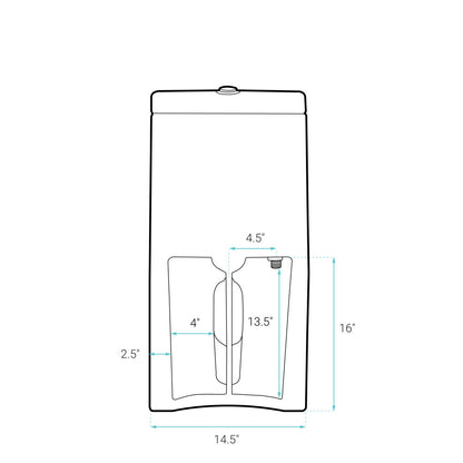 Monaco One-Piece Elongated Toilet Dual-Flush 1.1/1.6 gpf