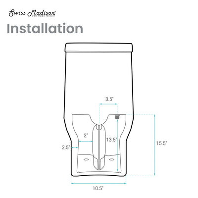 Carre One-Piece Square Toilet Dual-Flush 1.1/1.6 gpf, Touchless