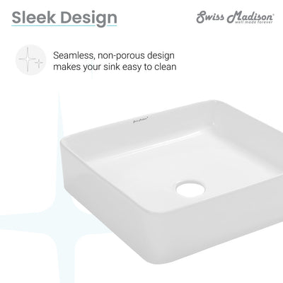 Concorde Ceramic Square Vessel Sink