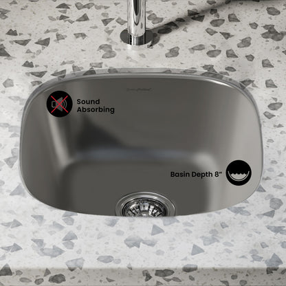 Toulouse 16 x 16 Stainless Steel, Single Basin, Undermount Kitchen Sink