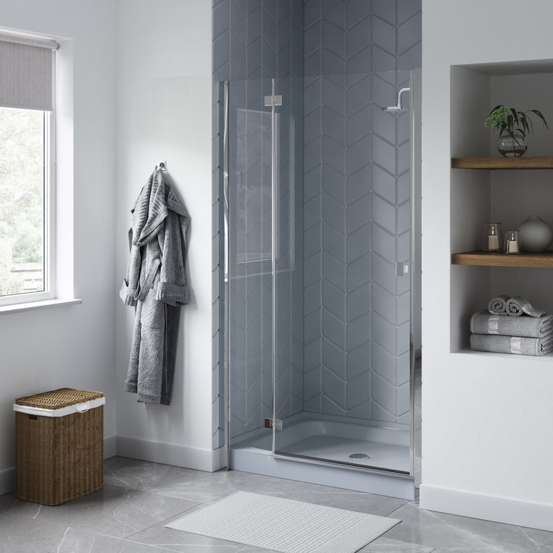 Voltaire 48 x 36 Single-Threshold, Center Drain, Shower Base in Grey