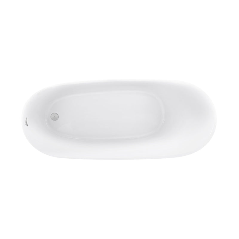 Sublime 67" Single Slipper Freestanding Bathtub