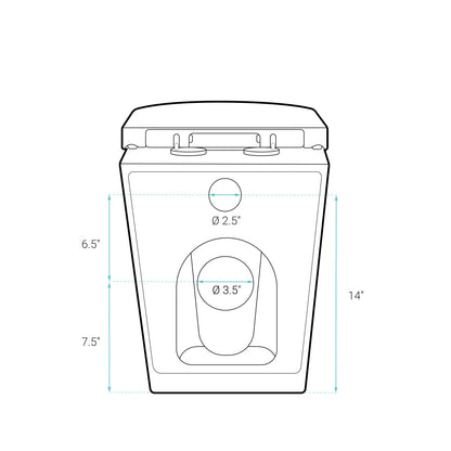 St. Tropez Back-to-Wall Toilet Bundle 0.8/1.6 GPF Dual Flush in Matte Black with White Flush Plate