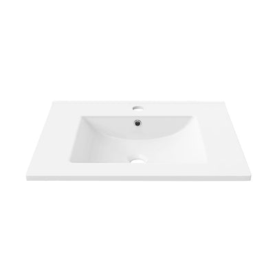 30" Ceramic Vanity Sink Top