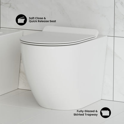 St. Tropez Back-to-Wall Elongated Toilet Bowl