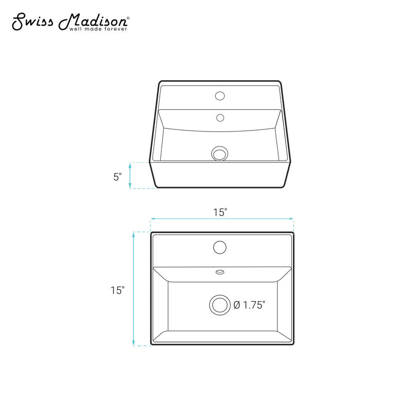 Claire Compact Ceramic Wall hung Sink