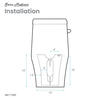 Ivy One-Piece Toilet Left Side Flush 1.28 gpf