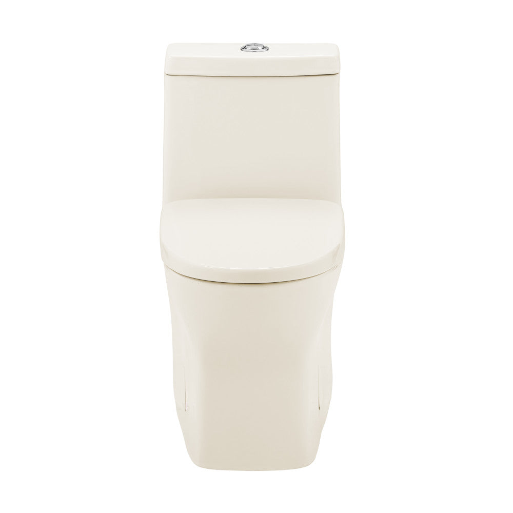 Sublime II One-Piece 10" Rough-in 1.1/1.6 GPF Dual Top Flush Round Toilet in Glossy Bisque
