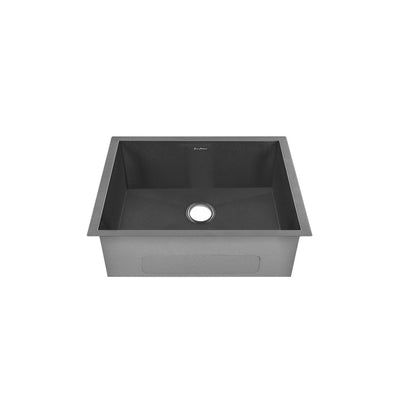 Tourner 21 x 18 Stainless Steel, Single Basin, Undermount Kitchen Sink,Black
