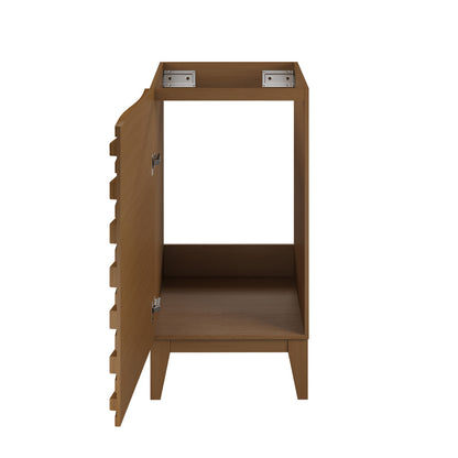 Cascade 18” Bathroom Vanity in Brown Oak- Cabinet Only