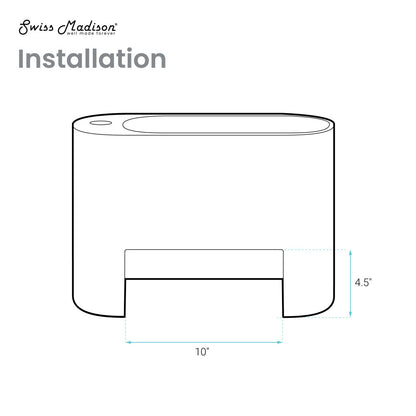 Terre 18" Right Side Faucet Wall-Mount Bathroom Sink in Palm Green