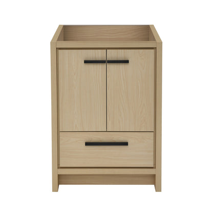 Virage 24 Freestanding, Bathroom Vanity in Natural Oak Cabinet Only