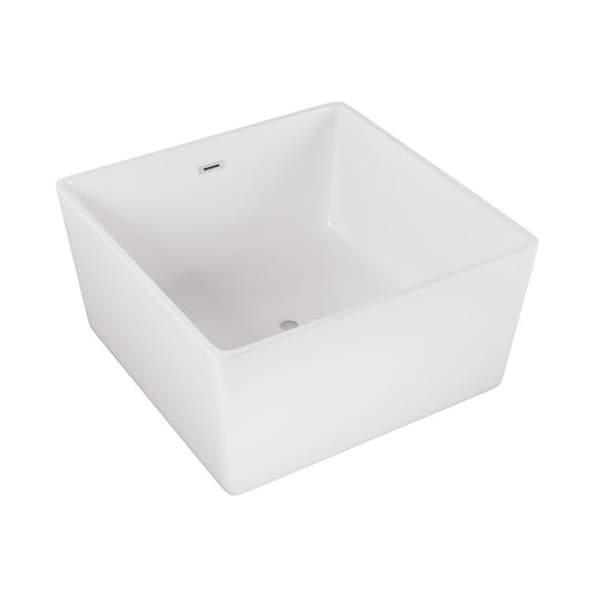 Voltaire 47" Square Freestanding Bathtub
