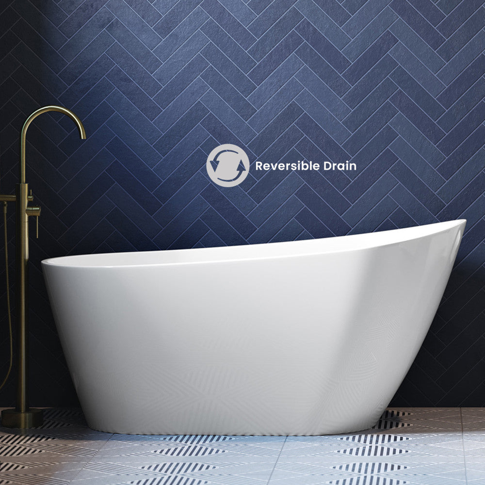 Sublime 60" Single Slipper Freestanding Bathtub