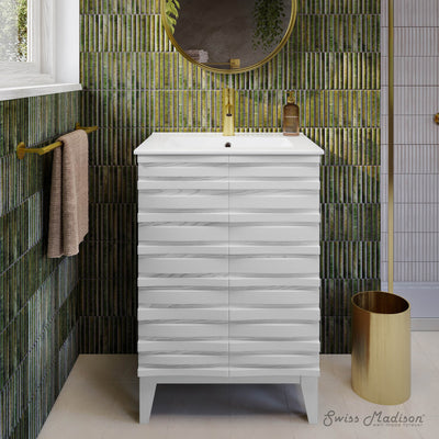 Cascade 24'' Bathroom Vanity in White