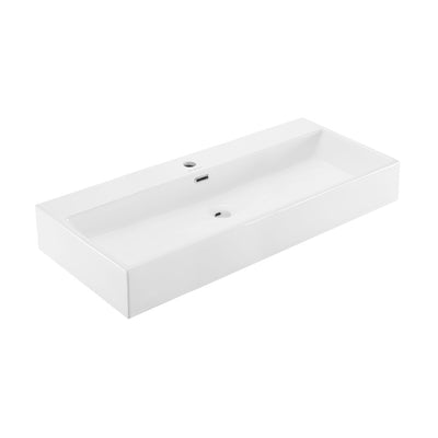 Claire 40" Rectangle Wall-Mount Bathroom Sink