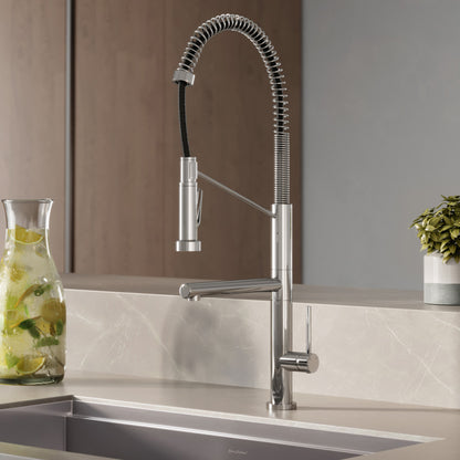 Nouvet Single Handle, Pull-Down Kitchen Faucet with Pot Filler in Chrome