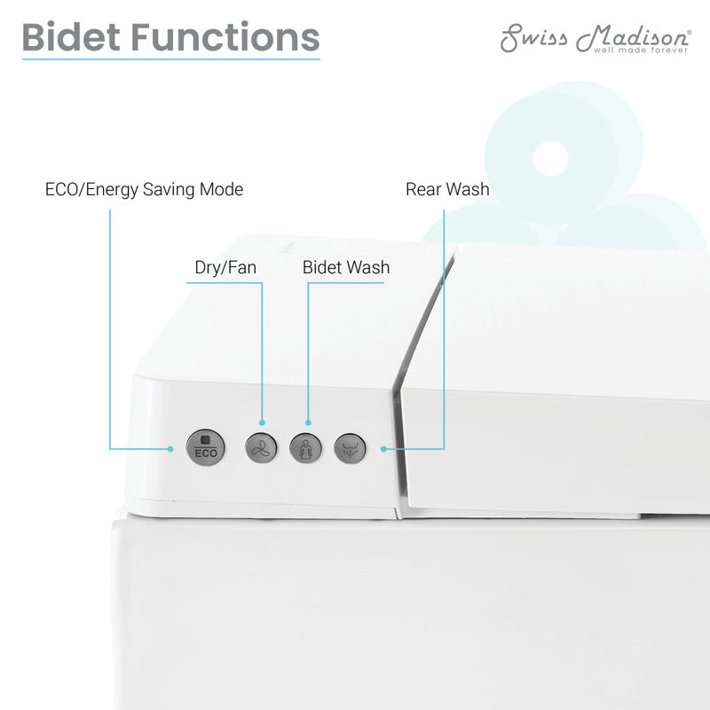 Pur Smart Wall-Hung Toilet with Bidet Bundle (SM-ST080, SM-WCB02)