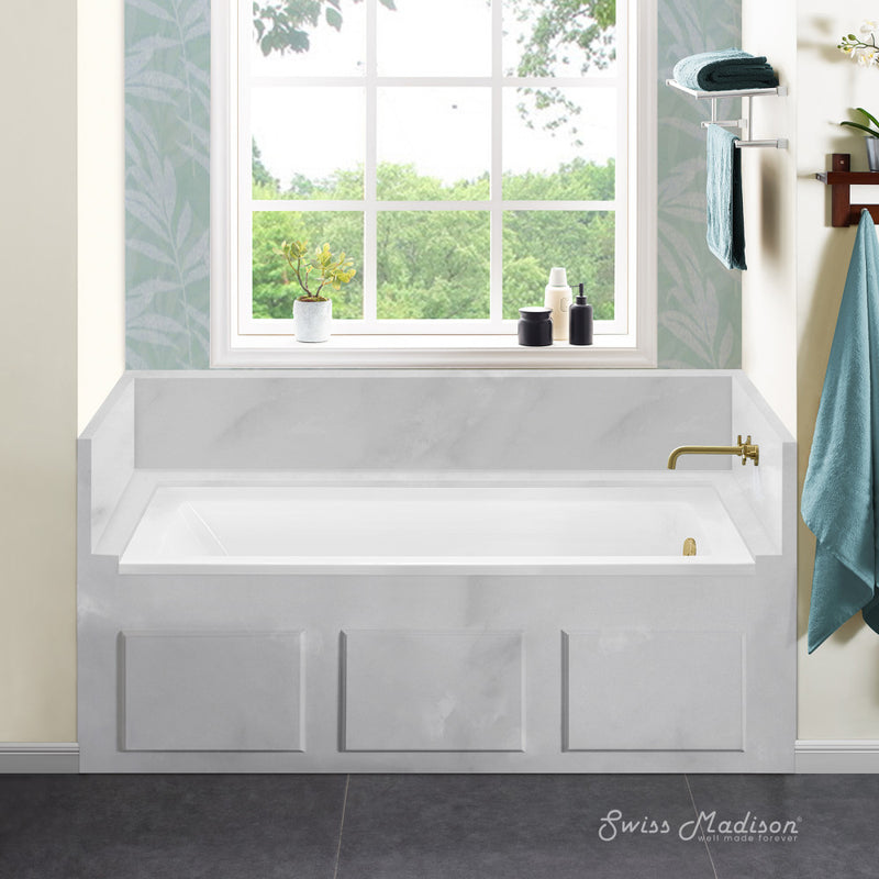 Voltaire 60" x 32" Right-Hand Drain Alcove Bathtub