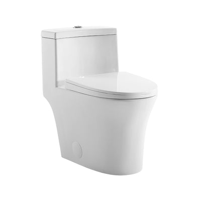 Bastille One-Piece Elongated Toilet Vortex Dual-Flush 1.1/1.6 gpf