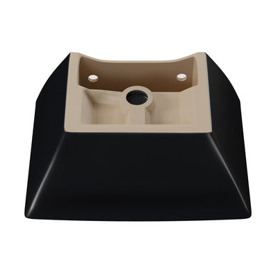 Sublime 18" Ceramic Wall Hung Sink in Matte Black