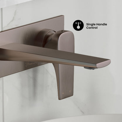 Monaco Single-Handle, Wall-Mount, Bathroom Faucet in Oil Rubbed Bronze