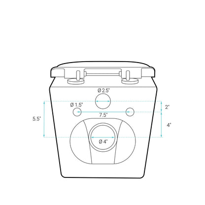 Calice Wall-Hung Toilet Bundle 0.8/1.6 GPF Dual Flush in Glossy White with Brass Flush Plate