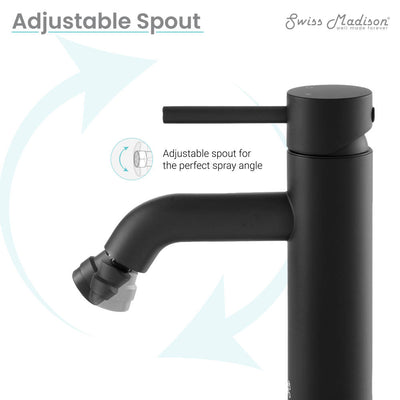 Ivy Bidet Faucet in Matte Black